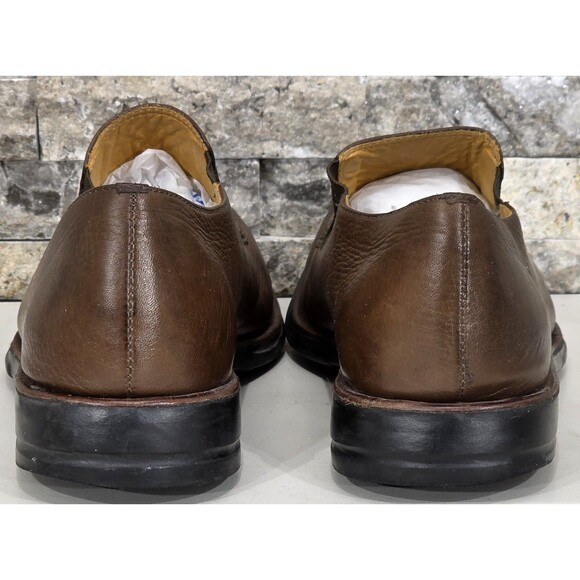Sandro Muscoloni Men\'s Leather Loafers Slip On Shoe Comfort Gel Brown 10D Brazil main image 7